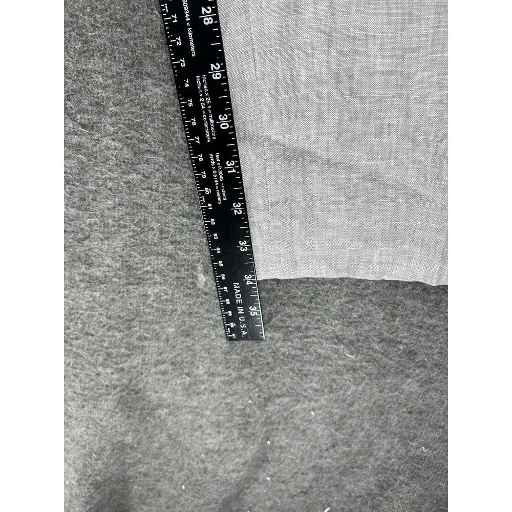 Joseph Abboud 100% Linen Dress Pants Slacks Men 36x34 Gray Beach Wedding Preppy - Picture 4 of 10